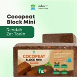 INFARM Cocopeat Block Mini - Media Tanam Sabut Kelapa Organik Terbaik